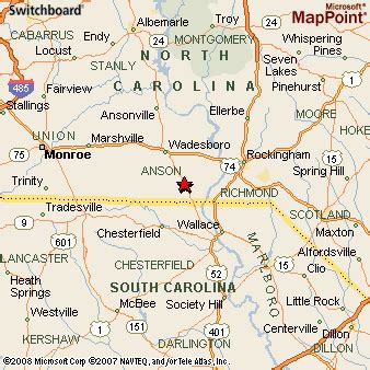 Morven, North Carolina Area Map & More