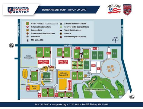 Simplot Soccer Field Map