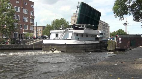 bridge opens in Amsterdam - YouTube