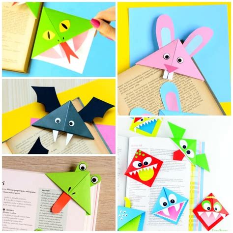 How to Make Corner Bookmarks + Ideas and Designs - Easy Peasy and Fun