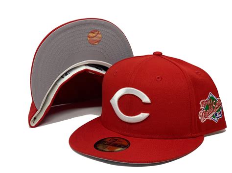 CINCINNATI REDS 1990 WORLD SERIES GRAY BRIM NEW ERA FITTED HAT – Sports ...