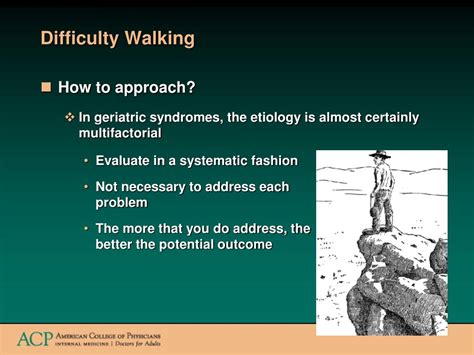 PPT - Difficulty Walking – Reasons for and How to Prevent Falls ...