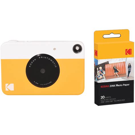 Kodak PRINTOMATIC Instant Digital Camera with 20 Sheets of ZINK