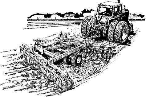 farming black and white - Clip Art Library