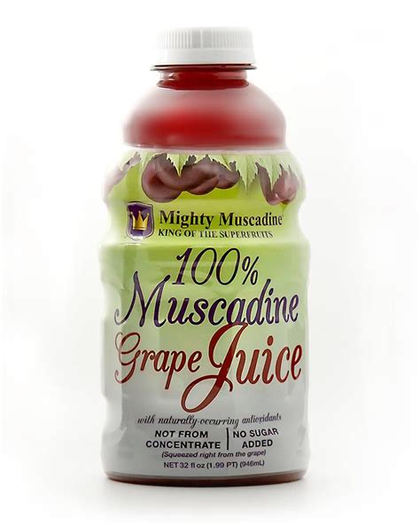 Mighty Muscadine Grape Juice - 32 oz Grape Juice, Artificial Color, Mustard Bottle, Healthy Tips ...