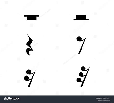 1,287 Half rest symbol Images, Stock Photos & Vectors | Shutterstock