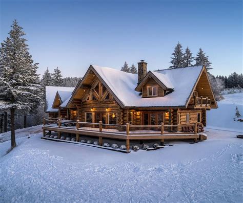 Cozy Log Cabin, Log Cabin Kits, Cabin House Plans, Winter Cabin, Loft ...