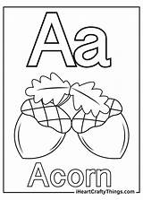 Letter A Coloring Pages Sheets Colouring Thanksgiving  sketch template