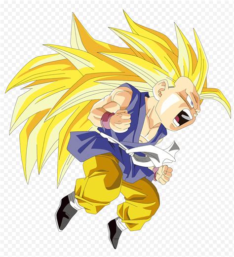 Descarga gratis | Niño goku gt ssj3 png | Klipartz