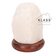 Rare White Natural Rock Crystal Salt Lamp- USB ( Colour Changing) – Klass Home