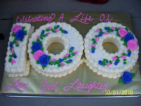 100th Birthday Cake — Birthday Cakes | 100th birthday party, Cake designs birthday, 100th birthday