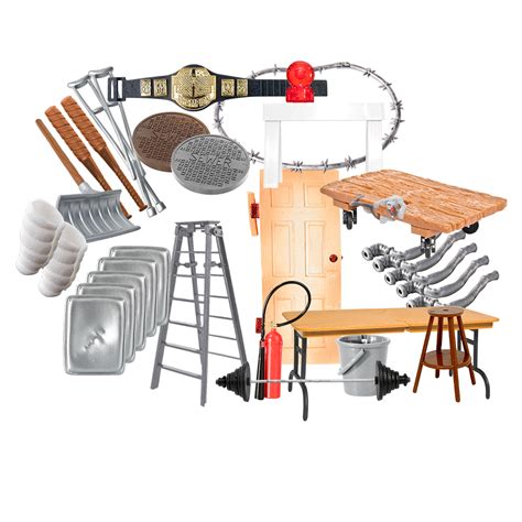 30 Piece MASSIVE Wrestling Figure Accessories Pack For WWE Wrestling Figures - Walmart.com