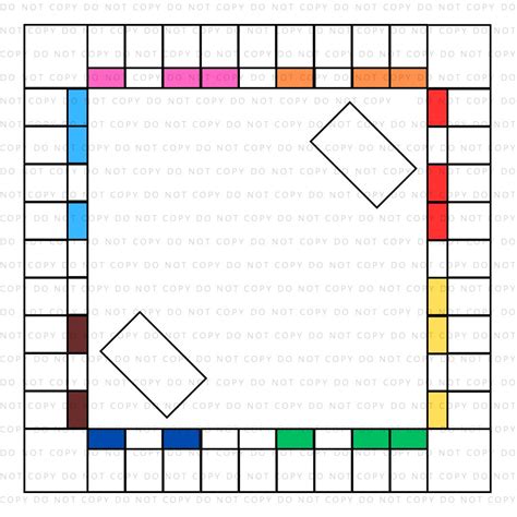 Blank Monopoly Template