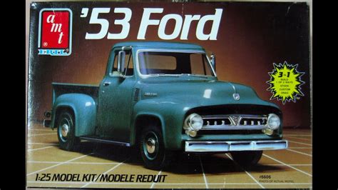 '53 Ford F-100 Pickup by Amt/Ertl - YouTube