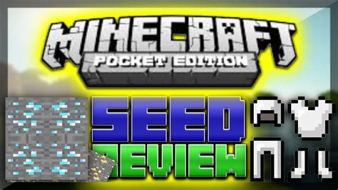 Seed Review Diamond Seed - Minecraft PE - YouTube