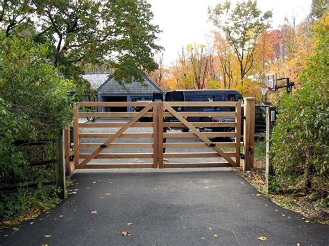 Tri State Gate can automate an existing driveway gate, such as this one that is used primarily ...