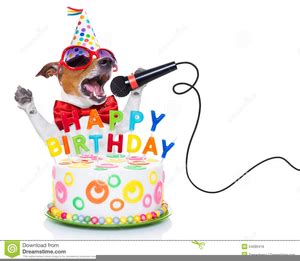 Dog Birthday Cake Clipart | Free Images at Clker.com - vector clip art ...