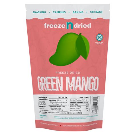 Freeze Dried Green Mango