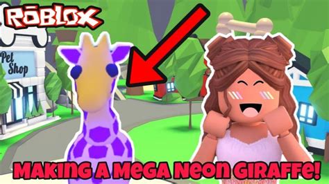 What is a Mega Neon Giraffe Worth in Adopt Me? 2024