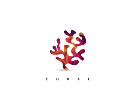 Coral Logo by Cajvanean Alexandru Brand Identity Design, Branding Design, Corporate Branding ...