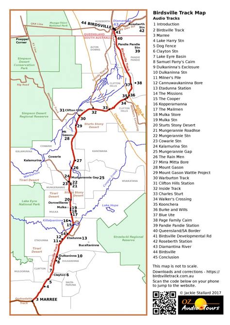 Birdsville Track Map - Birdsville Track Audio Tour