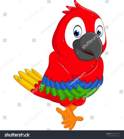 Cartoon Macaw Stock Vector (Royalty Free) 464272169 | Shutterstock