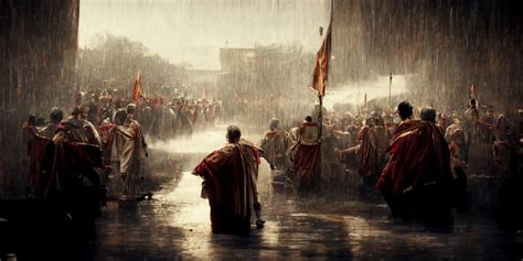 Julius Caesar crossing the Rubicon. : r/ancientrome