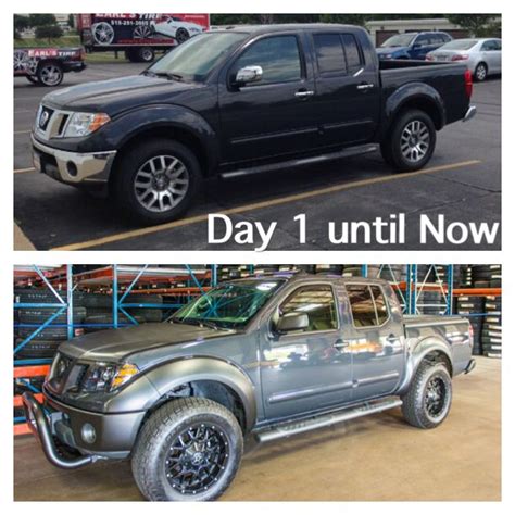 Nissan Frontier Leveling Kit Before And After