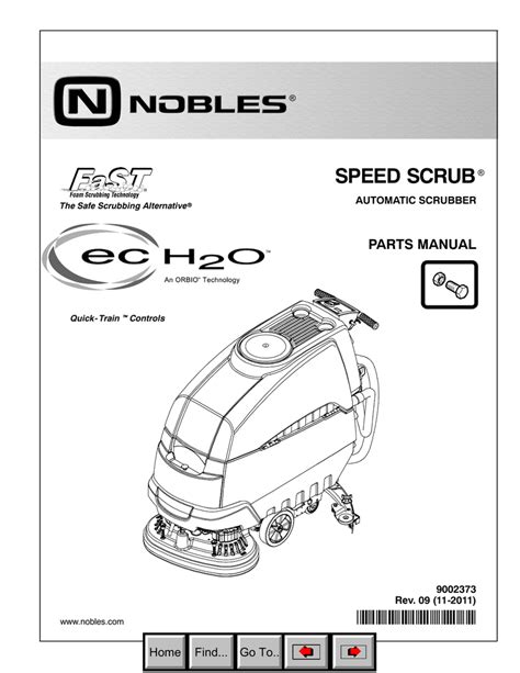 Nobles Speed Scrub (SS5) Parts Manual | Manualzz