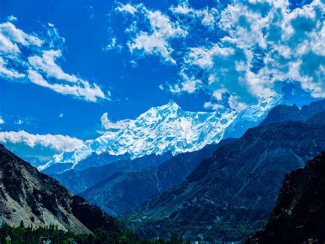 Rakaposhi Peak (7788m) from Visible from View Point at Hunza Valley ...