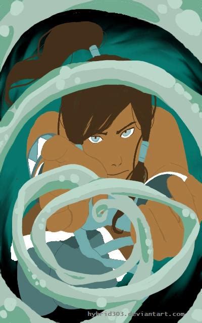 Korra waterbending by lndzbrdn on DeviantArt