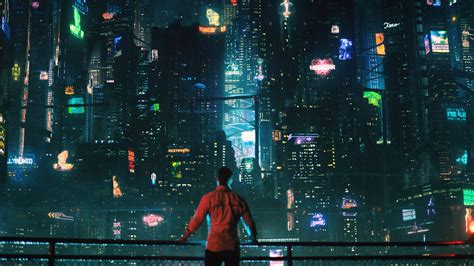 futuristic, cyberpunk, future world, 4K HD Wallpaper