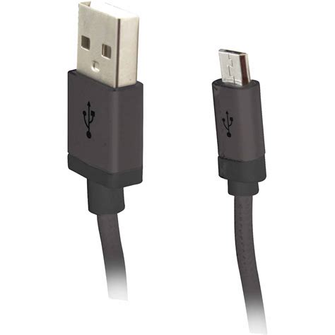 Duracell 10-Ft Fabric Micro USB Charger Cable - Gray