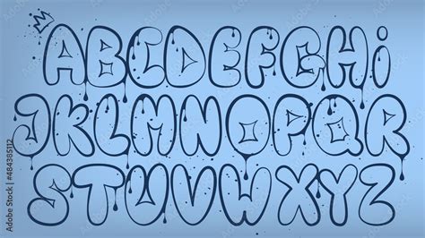 Printable Graffiti Bubble Letters Alphabet Bubble Let - vrogue.co