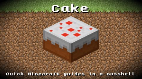 Minecraft - Cake! Recipe, Item ID, Information! *Up to date!* - YouTube