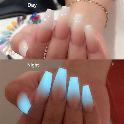 Loading... | Glow nails, Neon acrylic nails, Cute nails