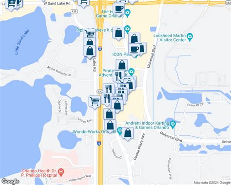 Map Of International Drive Orlando Florida - Map Of Counties Around London