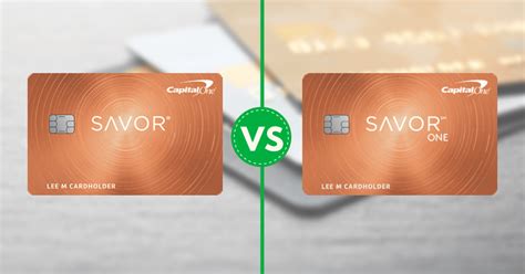 Capital One Savor Rewards vs. SavorOne: What's the Difference? - Clark ...