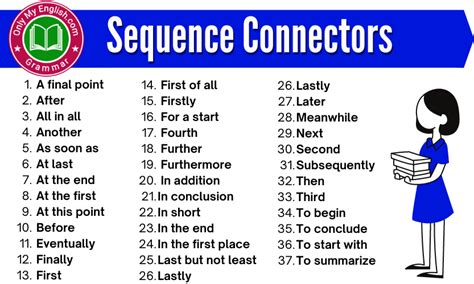 Sequence Connectors: Definition, Examples, and List