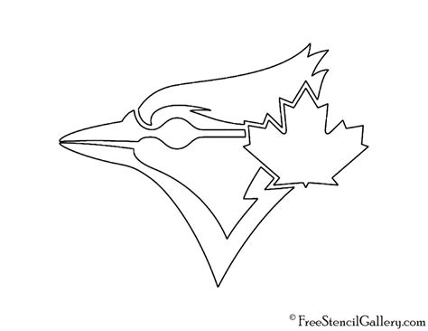 MLB - Toronto Blue Jays Logo Stencil | Free Stencil Gallery