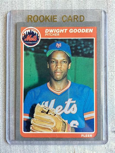 1985 Fleer Dwight Gooden Rookie Card - Vintage Baseball Cards- Rookie Cards - New York Mets ...