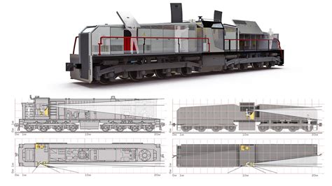 Shunting diesel locomotive TEM8 :: Behance