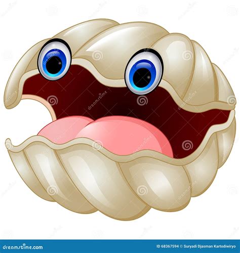 Cartoon Oyster Stock Vector - Image: 68367594