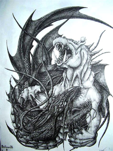 Behemoth and Leviathan by PutridusCor on DeviantArt