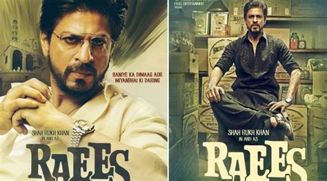 Revealed: First poster of Shah Rukh Khan in and as ‘Raees’ | The Indian ...