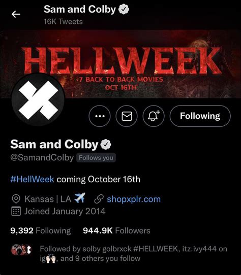 Who else excited for hell week ! : r/SamAndColby