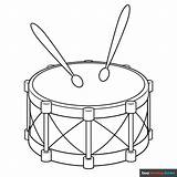 Drums Coloring Pages sketch template