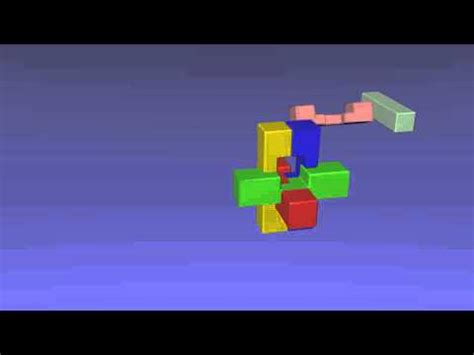 Solution of 6 pieces puzzle - YouTube
