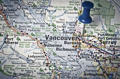 See a Map of Vancouver | Vancouver, Canada map, Location map