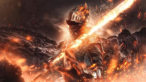 Dark Souls Fire And Sword HD Games Wallpapers | HD Wallpapers | ID #36206